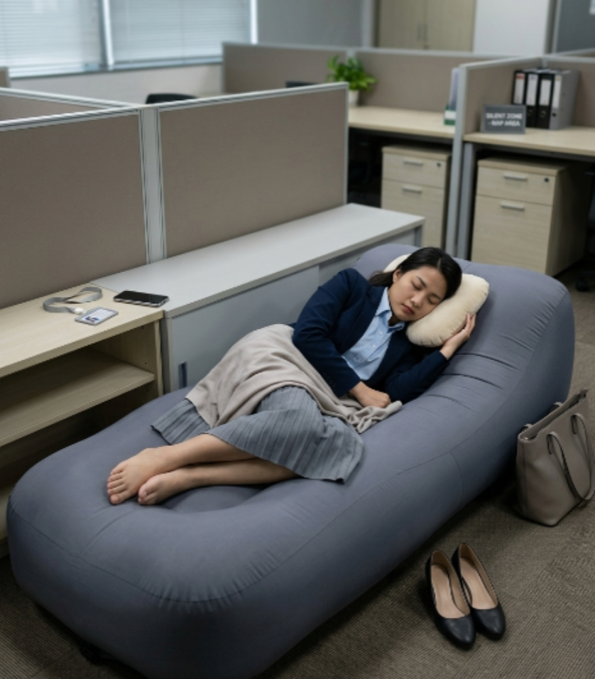 💼 UPGRADE YOUR OFFICE POWER NAP: HOME-LEVEL COMFORT RIGHT AT YOUR CUBICLE 😴