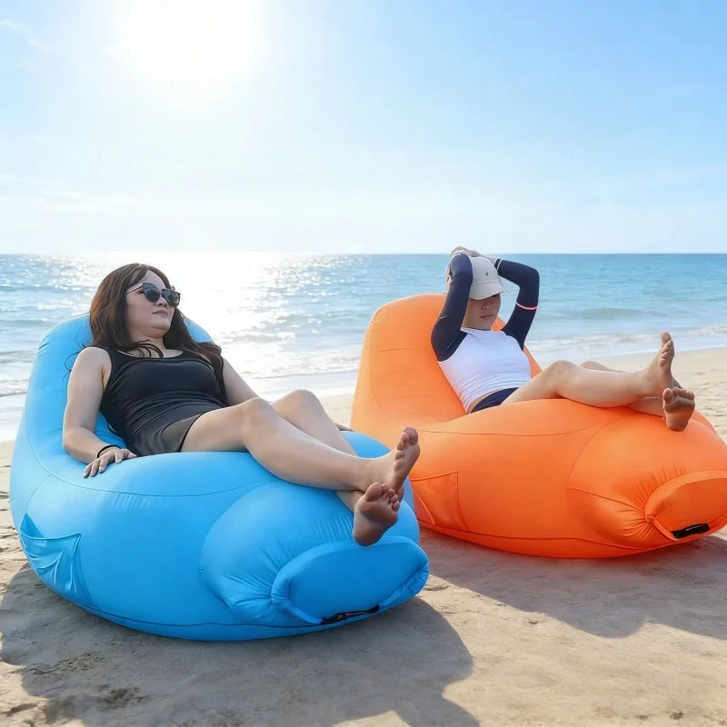 New explosion-proof inflatable sofa, luxurious inflatable bed, lightweight and easy to move.