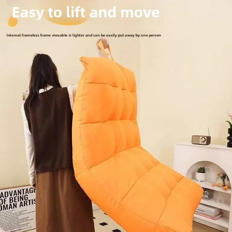 Lazy Sofa,Bedroom Small Caterpillar Can Lie Down and Sleep Single Small Sofa,Recliner Tatami Leisure Chair