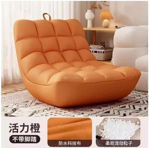 Lazy Sofa,Bedroom Small Caterpillar Can Lie Down and Sleep Single Small Sofa,Recliner Tatami Leisure Chair