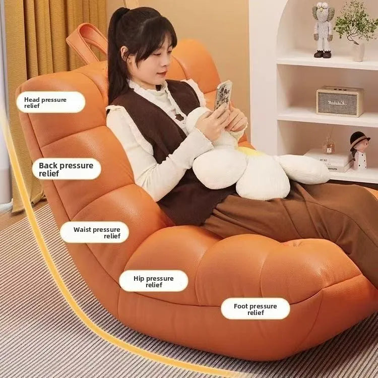 Lazy sofa, caterpillar-shaped mini sofa for the bedroom
