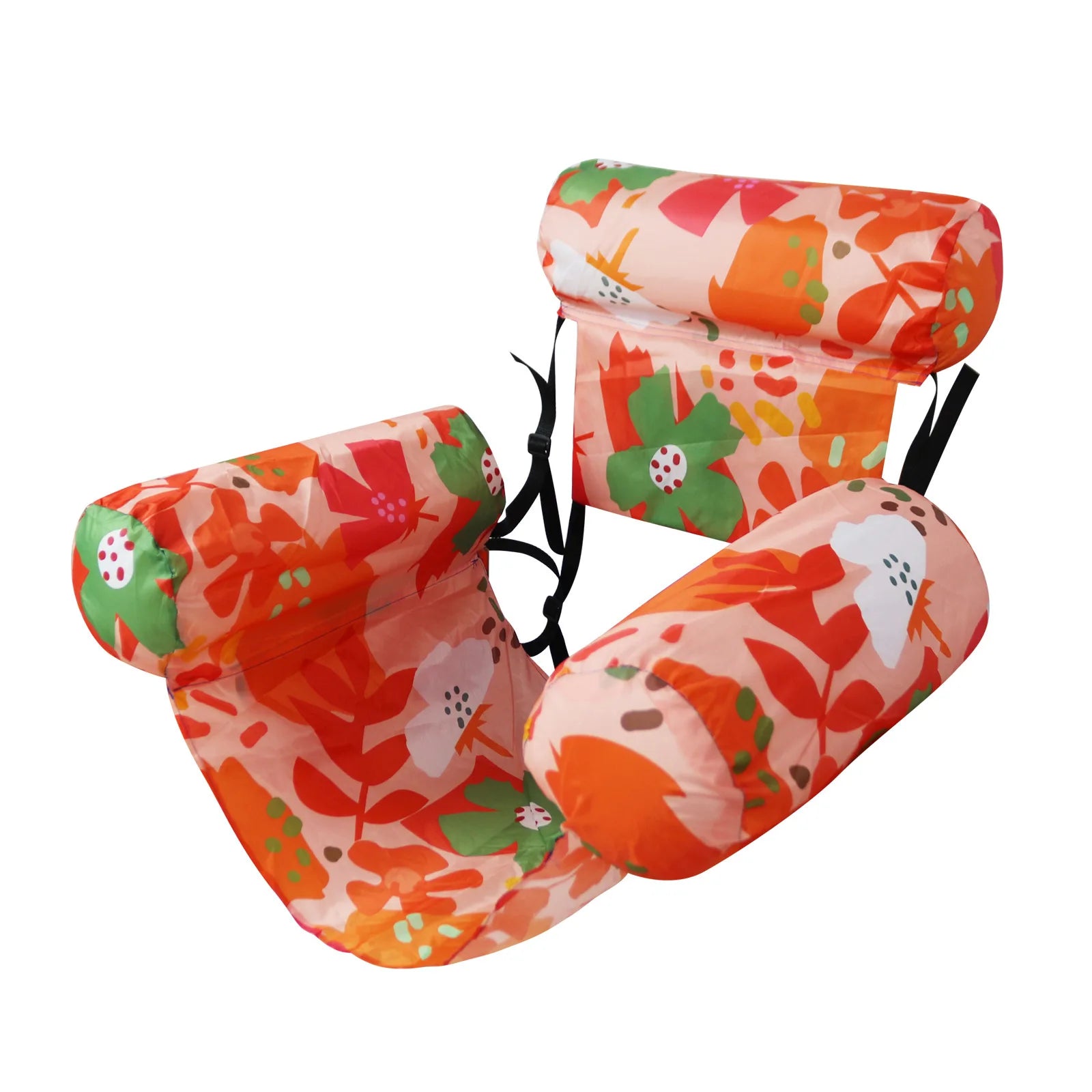 New inflatable swimming floats, relaxing beds that float on the water.